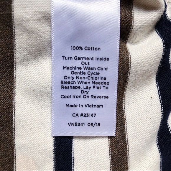 TALBOTS STRIPE-DOT BATEAU TOP | Sz PM (NWT) - Picture 6 of 7